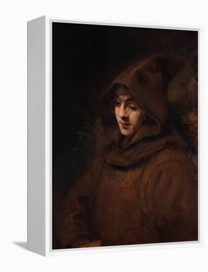 Titus as a Monk, 1660-Rembrandt van Rijn-Framed Premier Image Canvas