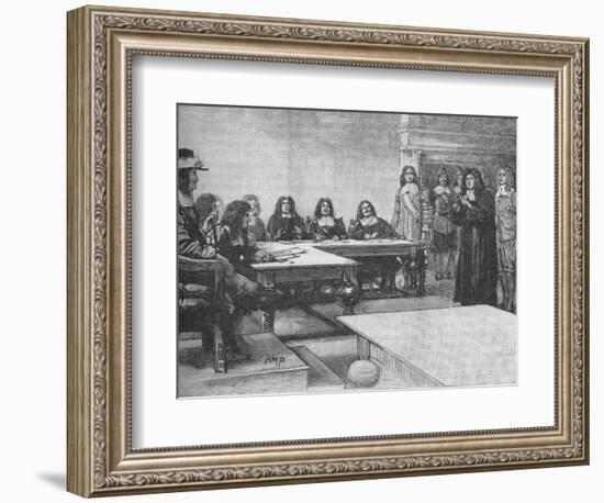 Titus Oates before the Privy Council, 1678 (1905)-Unknown-Framed Giclee Print