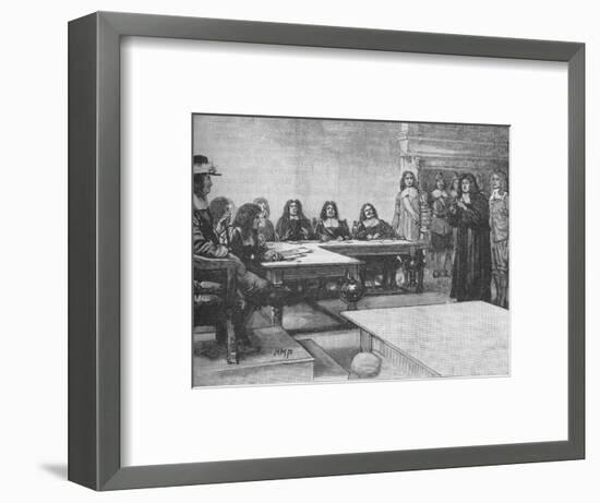 Titus Oates before the Privy Council, 1678 (1905)-Unknown-Framed Giclee Print