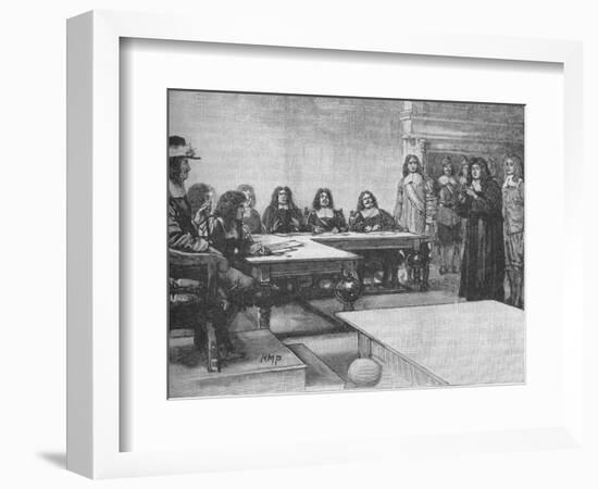 Titus Oates before the Privy Council, 1678 (1905)-Unknown-Framed Giclee Print