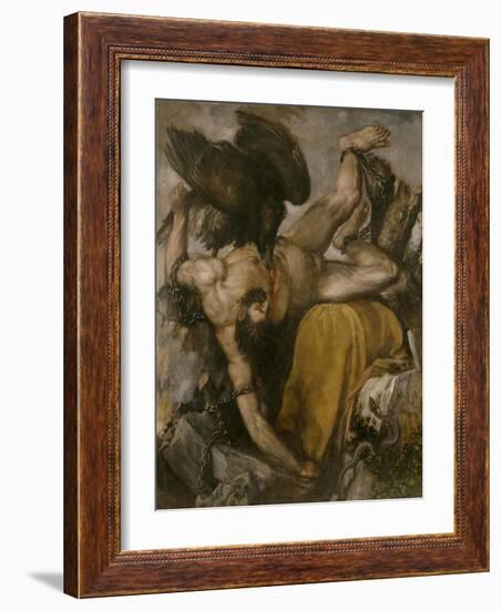 Tityos, 1548-1549-Titian (Tiziano Vecelli)-Framed Giclee Print