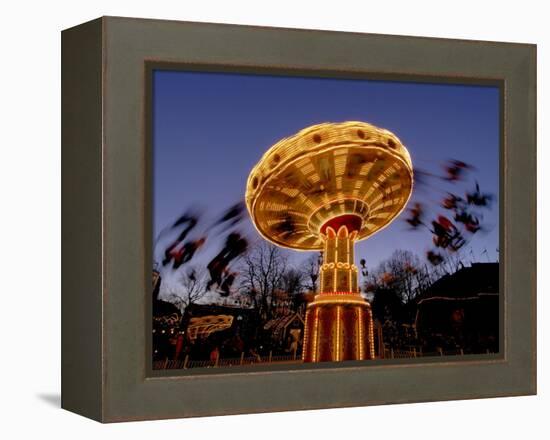 Tivoli Gardens at Christmas, Copenhagen, Denmark, Scandinavia, Europe-Sergio Pitamitz-Framed Premier Image Canvas