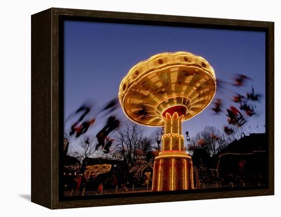 Tivoli Gardens at Christmas, Copenhagen, Denmark, Scandinavia, Europe-Sergio Pitamitz-Framed Premier Image Canvas