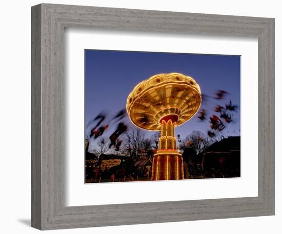 Tivoli Gardens at Christmas, Copenhagen, Denmark, Scandinavia, Europe-Sergio Pitamitz-Framed Photographic Print