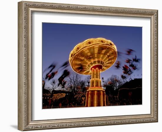 Tivoli Gardens at Christmas, Copenhagen, Denmark, Scandinavia, Europe-Sergio Pitamitz-Framed Photographic Print