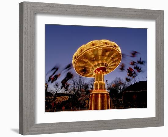 Tivoli Gardens at Christmas, Copenhagen, Denmark, Scandinavia, Europe-Sergio Pitamitz-Framed Photographic Print