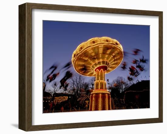 Tivoli Gardens at Christmas, Copenhagen, Denmark, Scandinavia, Europe-Sergio Pitamitz-Framed Photographic Print