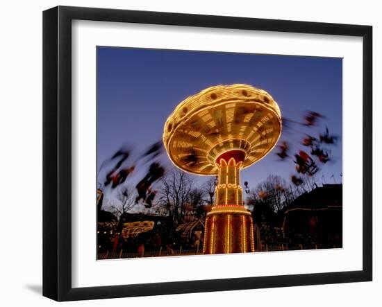 Tivoli Gardens at Christmas, Copenhagen, Denmark, Scandinavia, Europe-Sergio Pitamitz-Framed Photographic Print