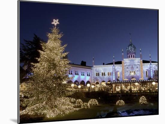 Tivoli Gardens at Christmas, Copenhagen, Denmark, Scandinavia, Europe-Sergio Pitamitz-Mounted Photographic Print