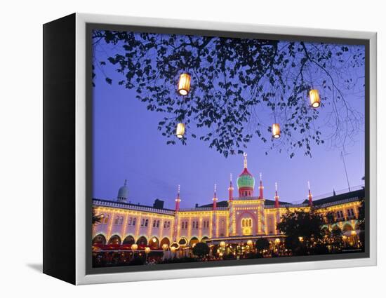 Tivoli Gardens, Copenhagen, Denmark-Jon Arnold-Framed Premier Image Canvas