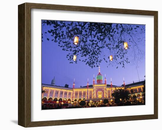 Tivoli Gardens, Copenhagen, Denmark-Jon Arnold-Framed Photographic Print