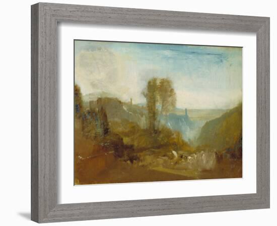 Tivoli, the Cascatelle-J. M. W. Turner-Framed Giclee Print