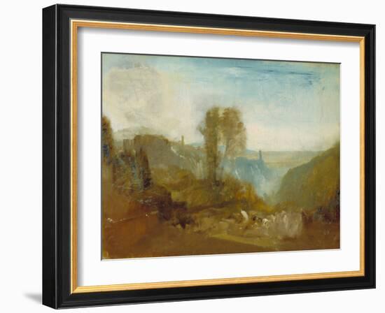 Tivoli, the Cascatelle-J. M. W. Turner-Framed Giclee Print