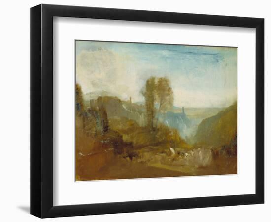 Tivoli, the Cascatelle-J. M. W. Turner-Framed Giclee Print