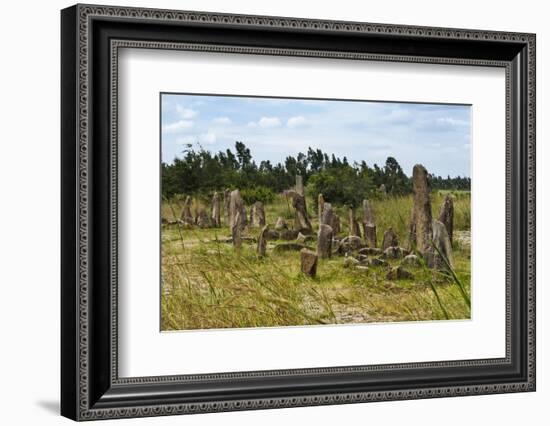 Tiya, an archaeological site of carved stelae, Ethiopia-Keren Su-Framed Photographic Print