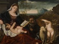 The Holy Family with Saint John-Tiziano Vecelli Titian-Premier Image Canvas