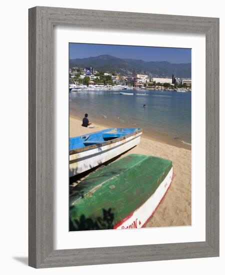 Tlacopanocha Beach in Old Town Acapulco, State of Guerrero, Mexico, North America-Richard Cummins-Framed Photographic Print