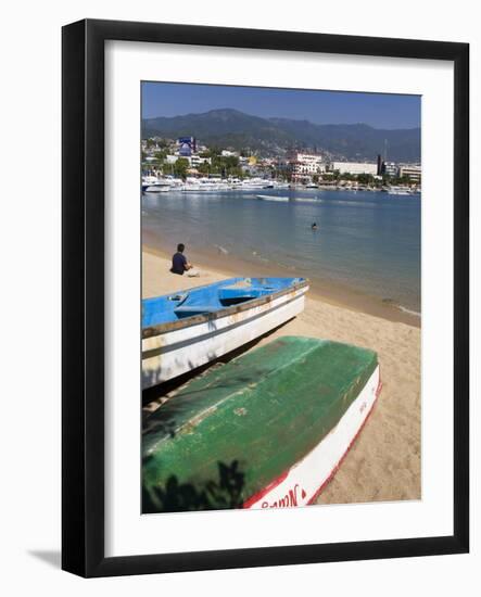 Tlacopanocha Beach in Old Town Acapulco, State of Guerrero, Mexico, North America-Richard Cummins-Framed Photographic Print