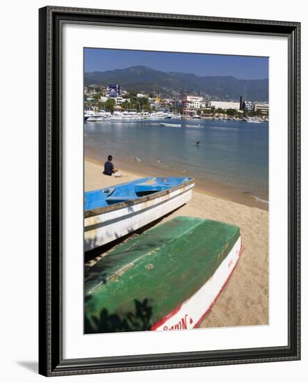 Tlacopanocha Beach in Old Town Acapulco, State of Guerrero, Mexico, North America-Richard Cummins-Framed Photographic Print