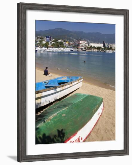 Tlacopanocha Beach in Old Town Acapulco, State of Guerrero, Mexico, North America-Richard Cummins-Framed Photographic Print