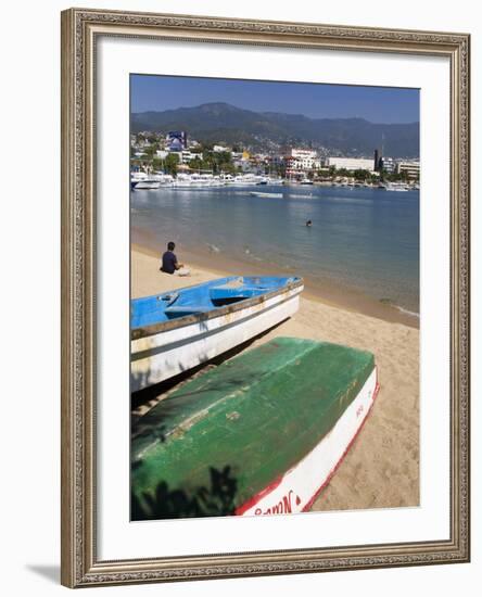 Tlacopanocha Beach in Old Town Acapulco, State of Guerrero, Mexico, North America-Richard Cummins-Framed Photographic Print