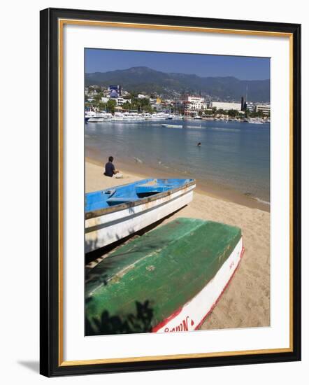 Tlacopanocha Beach in Old Town Acapulco, State of Guerrero, Mexico, North America-Richard Cummins-Framed Photographic Print