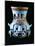 Tlaloc, Rain God, Vase, Aztec, Mexico-null-Mounted Photographic Print