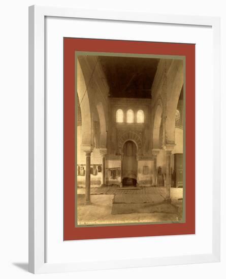 Tlemcen, Central Nave of the Madrasa, Djama Abd Al-Kassem, Algiers-Etienne & Louis Antonin Neurdein-Framed Giclee Print