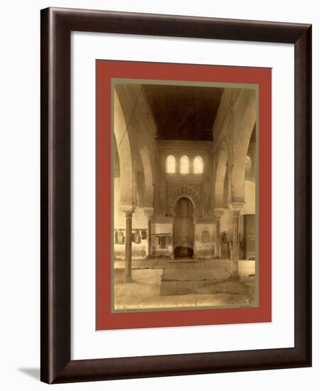 Tlemcen, Central Nave of the Madrasa, Djama Abd Al-Kassem, Algiers-Etienne & Louis Antonin Neurdein-Framed Giclee Print