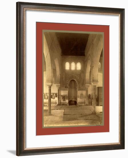Tlemcen, Central Nave of the Madrasa, Djama Abd Al-Kassem, Algiers-Etienne & Louis Antonin Neurdein-Framed Giclee Print