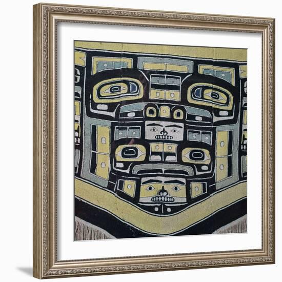 Tlingit Native American blanket. Artist: Unknown-Unknown-Framed Giclee Print