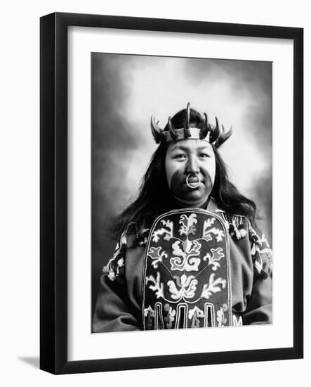 Tlingit Native American, C1906-null-Framed Photographic Print