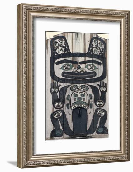 Tlingit Tribal House, Wrangell, Alaska, USA-Gerry Reynolds-Framed Photographic Print