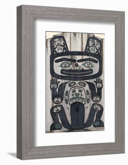 Tlingit Tribal House, Wrangell, Alaska, USA-Gerry Reynolds-Framed Photographic Print