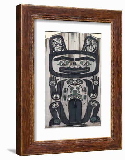 Tlingit Tribal House, Wrangell, Alaska, USA-Gerry Reynolds-Framed Photographic Print