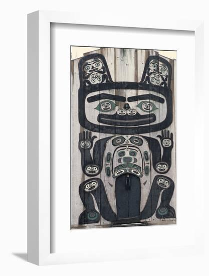 Tlingit Tribal House, Wrangell, Alaska, USA-Gerry Reynolds-Framed Photographic Print