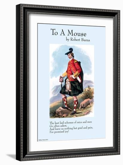 To a Mouse-null-Framed Art Print