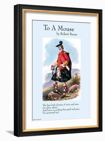 To a Mouse-null-Framed Art Print