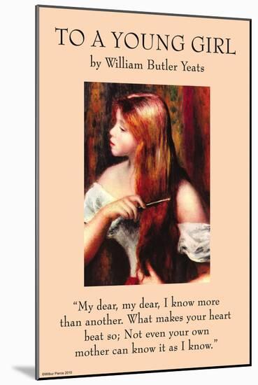 To a Young Girl-null-Mounted Art Print