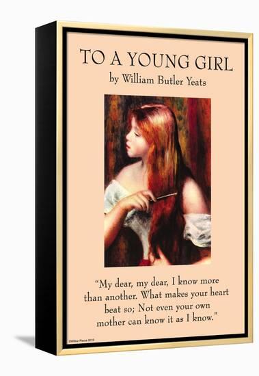 To a Young Girl-null-Framed Stretched Canvas