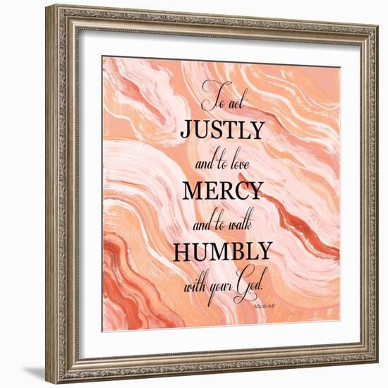 To Act Justly-Lanie Loreth-Framed Art Print