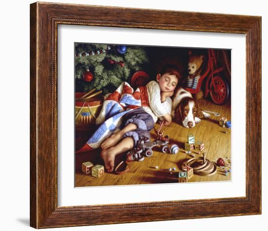 To All a Good Night-Jim Daly-Framed Art Print