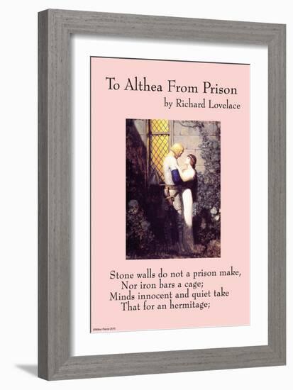 To Althea From Prison-null-Framed Art Print