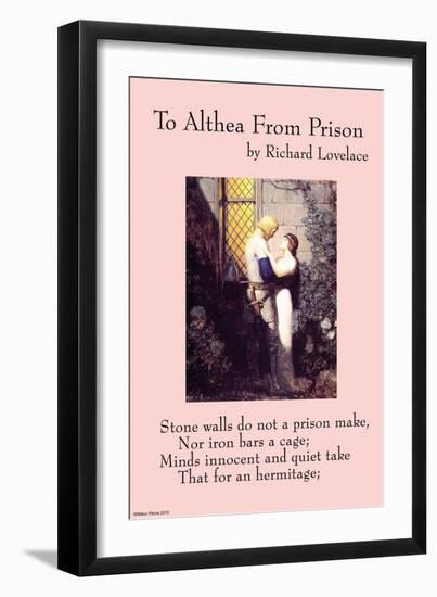 To Althea From Prison-null-Framed Art Print