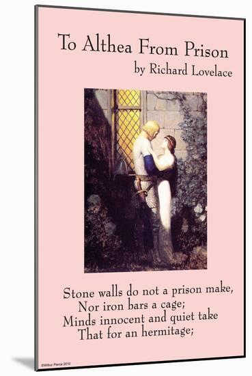 To Althea From Prison-null-Mounted Art Print