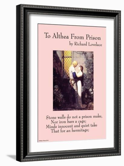 To Althea From Prison-null-Framed Premium Giclee Print