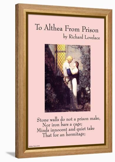 To Althea From Prison-null-Framed Stretched Canvas