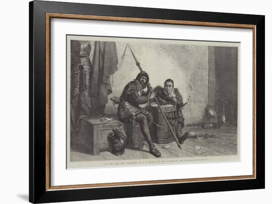 To Arms! the Game Interrupted-null-Framed Giclee Print
