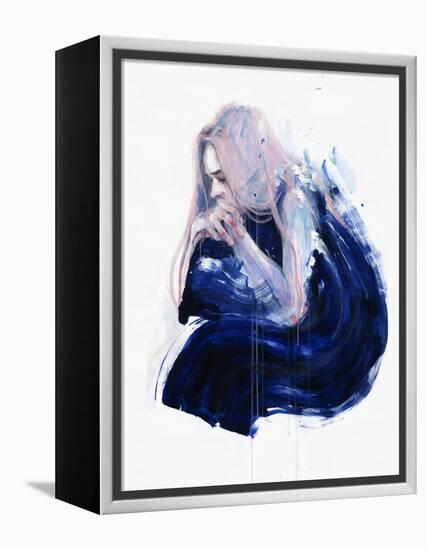 To Be an Island-Agnes Cecile-Framed Stretched Canvas