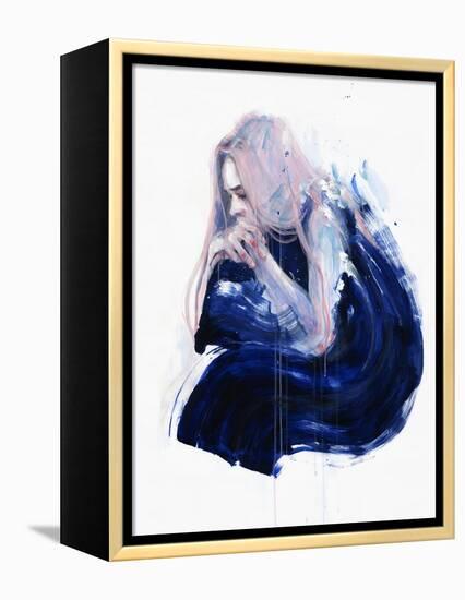 To Be an Island-Agnes Cecile-Framed Stretched Canvas